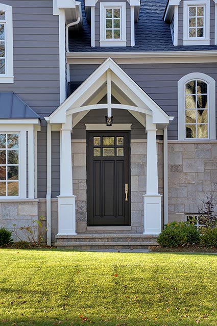 1216-Raleigh-Glenview - Entry-Door-Exterior - Globex Developments Custom Homes