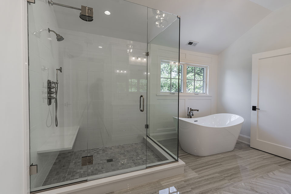 1444-Hawthorne-Glenview - Master Bathroom Shower - Globex Developments Custom Homes