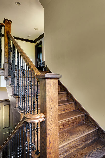 316-Luthin-Oak-Brook - Staircase - Globex Developments Custom Homes