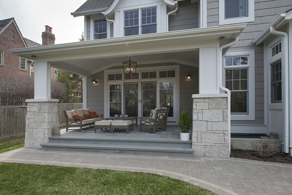 Glenview-Coastal - Backyard, Porch - Globex Developments Custom Homes