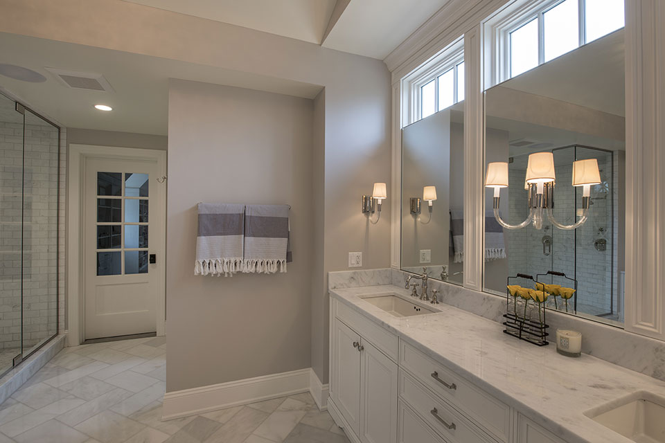 Glenview-Coastal - Master Bathroom Vanity - Globex Developments Custom Homes