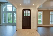 1005-Queens-Glenview - Entry  Door  Interior - Globex Developments Custom Homes