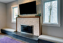 1431-Meadow-Glenview - Family Room Fireplace - Globex Developments Custom Homes