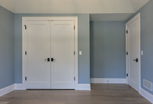 1444-Hawthorne-Glenview - Double Interior White Doors, Bedroom - Globex Developments Custom Homes