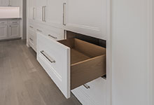 1444-Hawthorne-Glenview - Kitchen Cabinets Open Drawer - Globex Developments Custom Homes