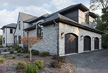 2354-Wood-Drive-Northbrook - House Exterior Side Elevation Garage view - Globex Developments Custom Homes