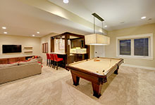 803-Solar-Glenview - Great Room. Pool Table - Globex Developments Custom Homes