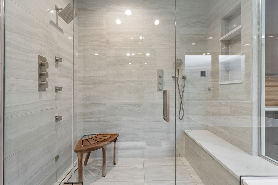 836-Arbor-Ln-Glenview - Master Bath Shower - Globex Developments Custom Homes