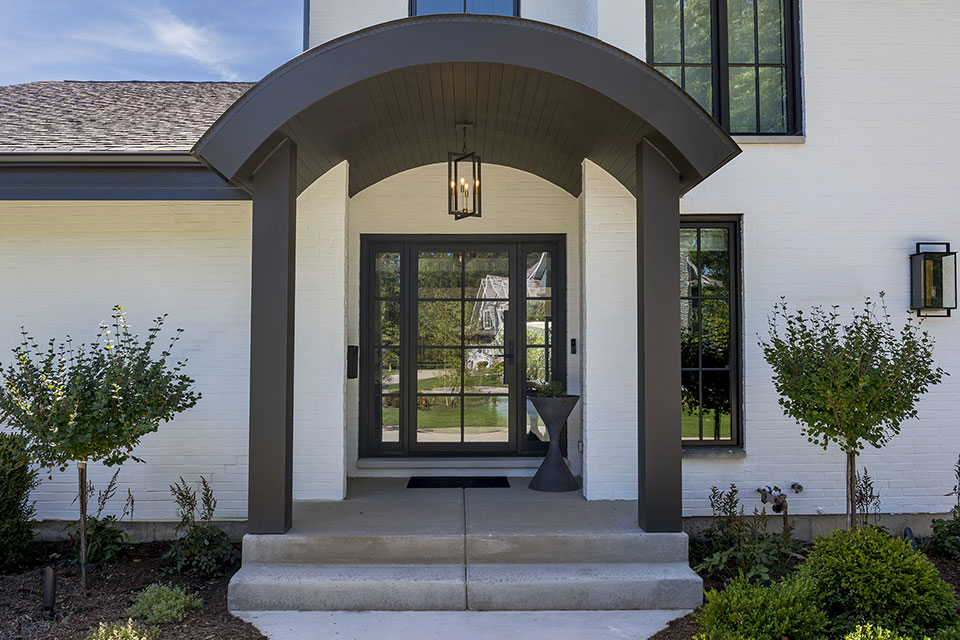 Branch-Rd-Glenview-Modern-Home - House-Entrance,-Front-Door,-Front-Elevation - Globex Developments Custom Homes