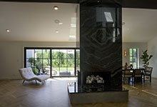 Branch-Rd-Glenview-Modern-Home - Great Room, Fireplace - Globex Developments Custom Homes