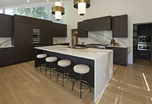 Branch-Rd-Glenview-Modern-Home - Kitchen, Custom Cabinets - Globex Developments Custom Homes