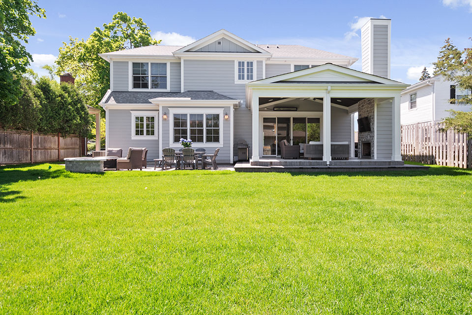 Glenview-Custom-Home-103 - Back Elevation - Globex Developments Custom Homes
