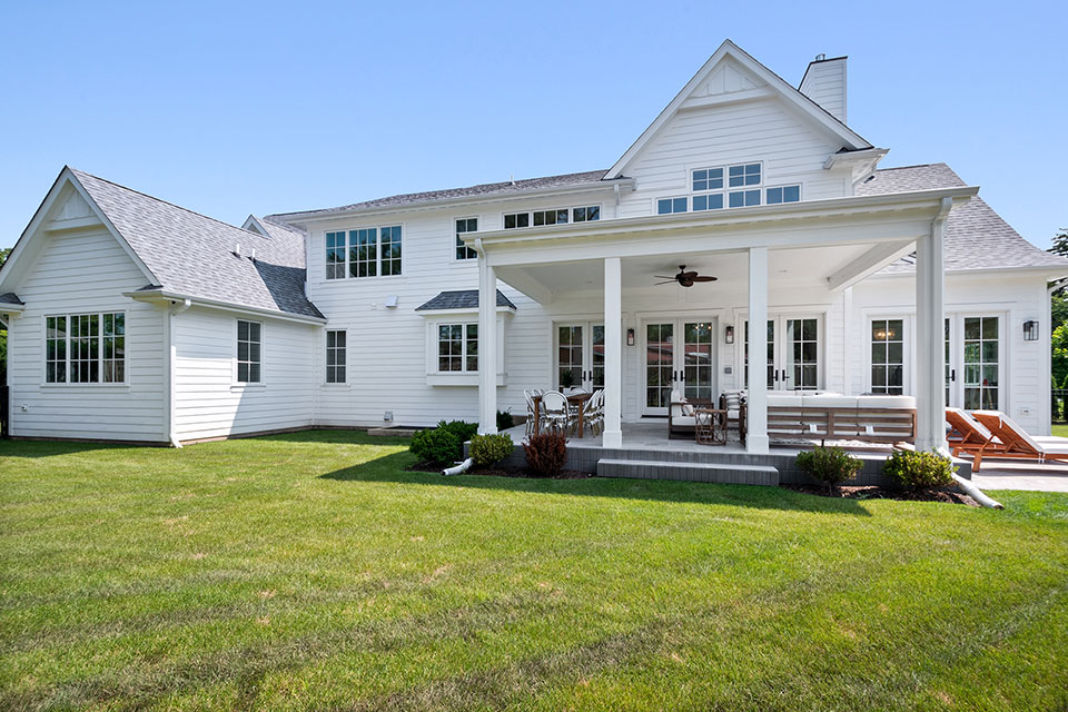Glenview-Custom-Home-105 - Back Elevation - Globex Developments Custom Homes