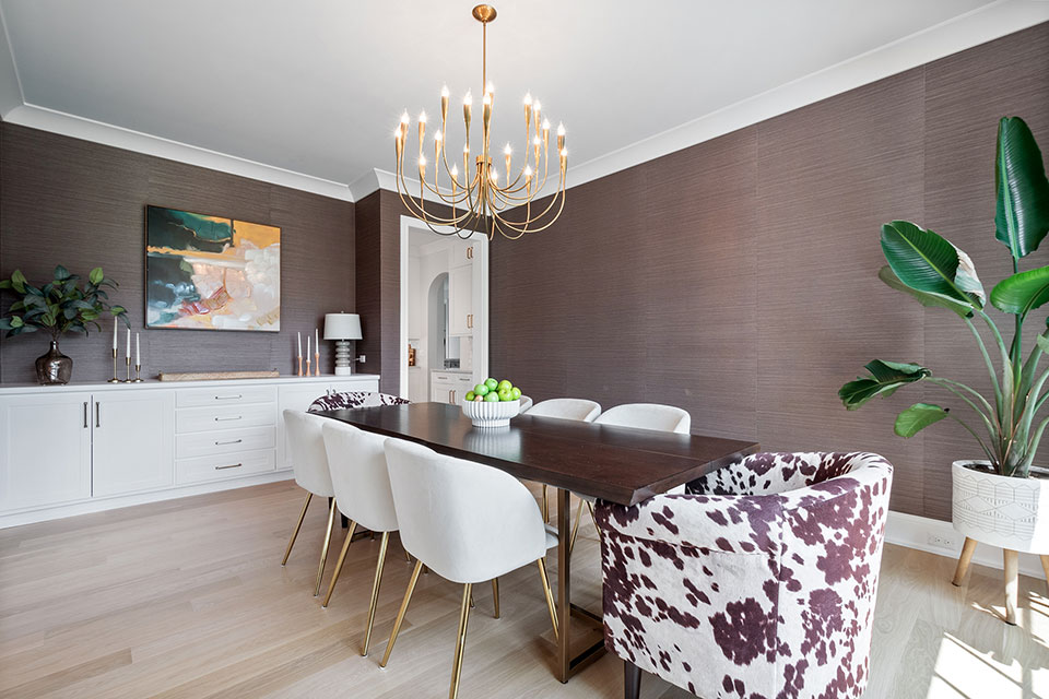 Glenview-Custom-Home-105 - Dining Room Side View - Globex Developments Custom Homes