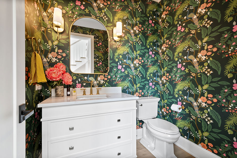 Glenview-Custom-Home-105 - Powder Room - Globex Developments Custom Homes