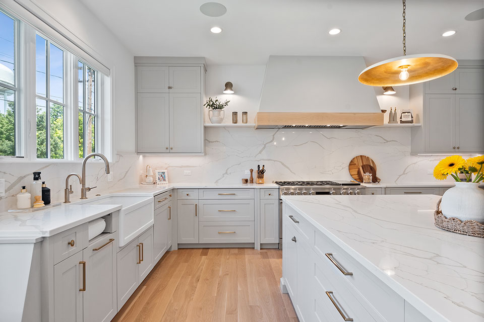 Glenview Custom Home, Illinois Modern Custom Kitchen