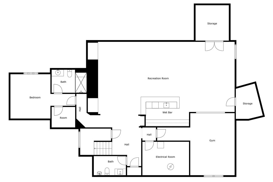 Glenview-Custom-Home-107 Globex Developments Custom Homes, Floor Plan 1