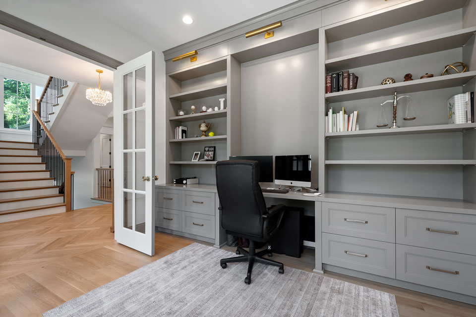 Glenview-Custom-Home-107 - Office - Globex Developments Custom Homes