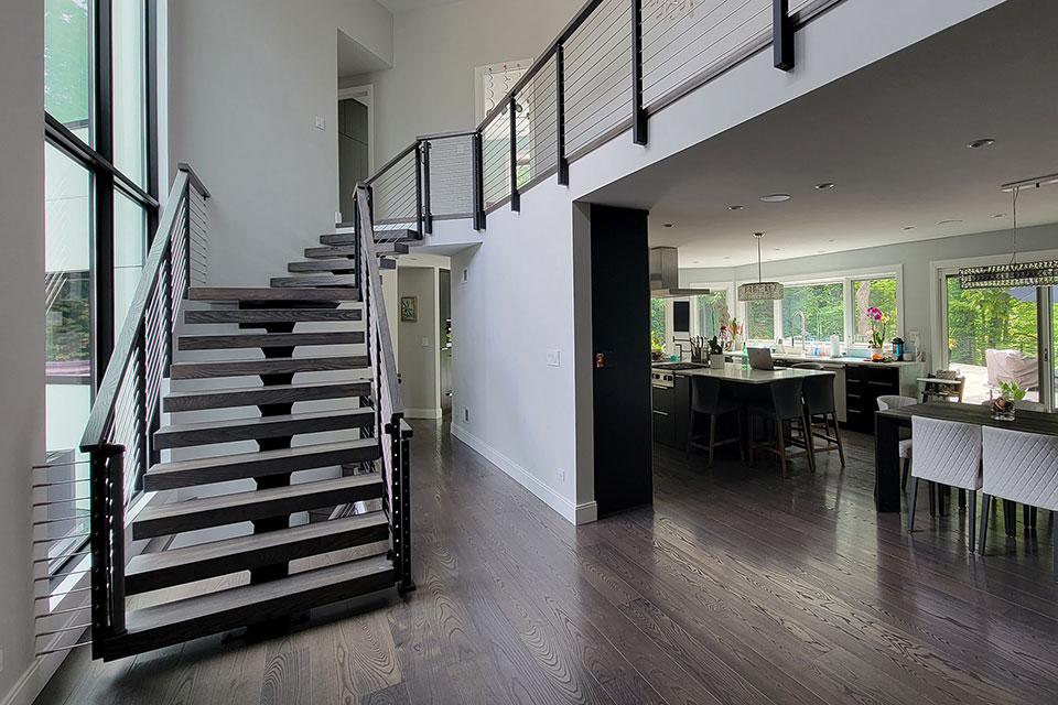 Modern-Home-Highland-Park - Stairs - Globex Developments Custom Homes