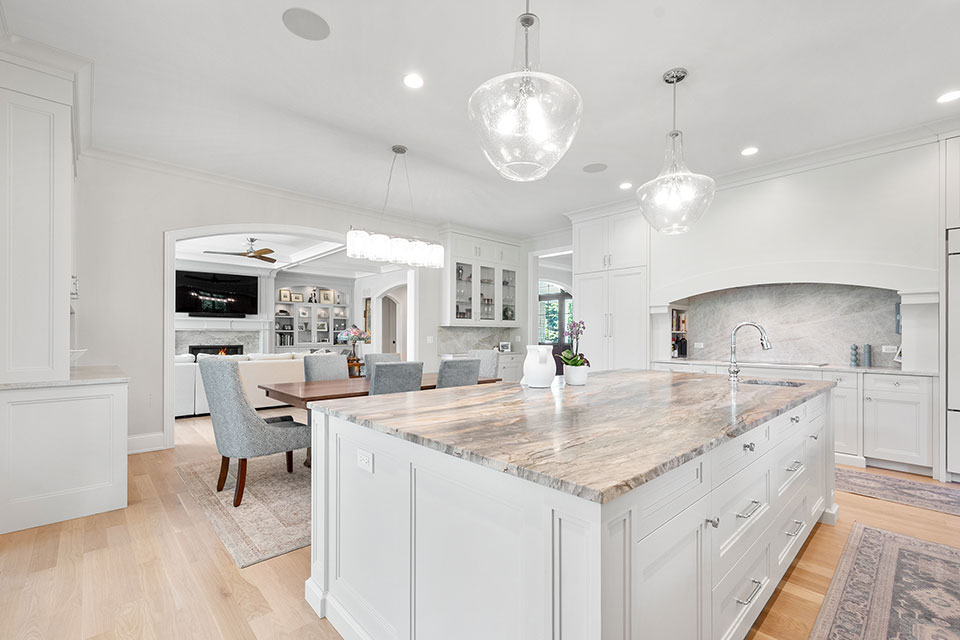 Northfield Custom Home, Illinois Modern Custom Kitchen