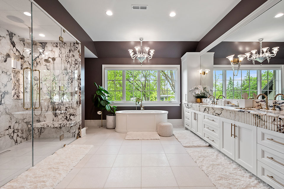 Northfield Custom Home, Illinois Custom Bathroom