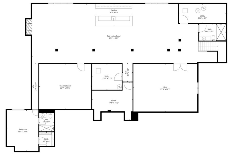 Northfield-Custom-Home-102 Globex Developments Custom Homes, Floor Plan 1