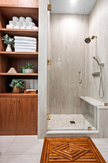 Northfield-Custom-Home-102 - Bathroom Shower - Globex Developments Custom Homes