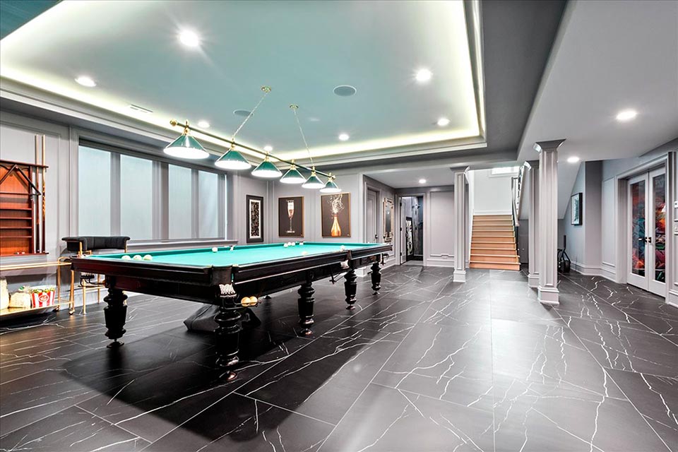 Northfield-Custom-Home-102 - Billiard - Globex Developments Custom Homes