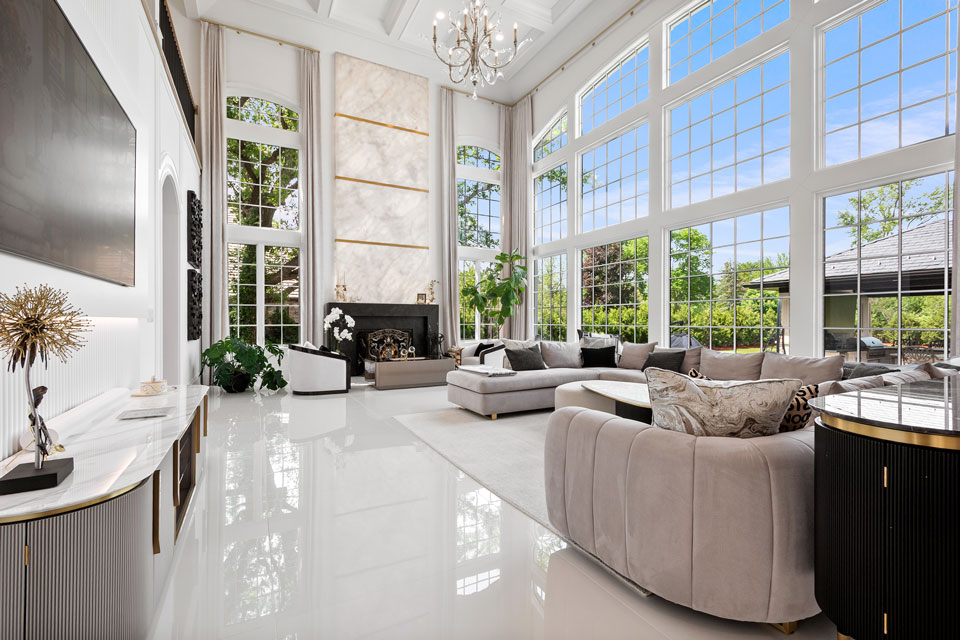 Northfield-Custom-Home-102 - Great Room - Globex Developments Custom Homes