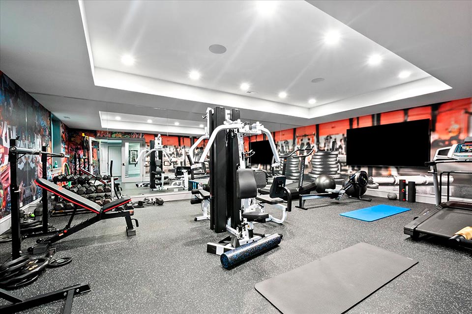 Northfield-Custom-Home-102 - Gym - Globex Developments Custom Homes