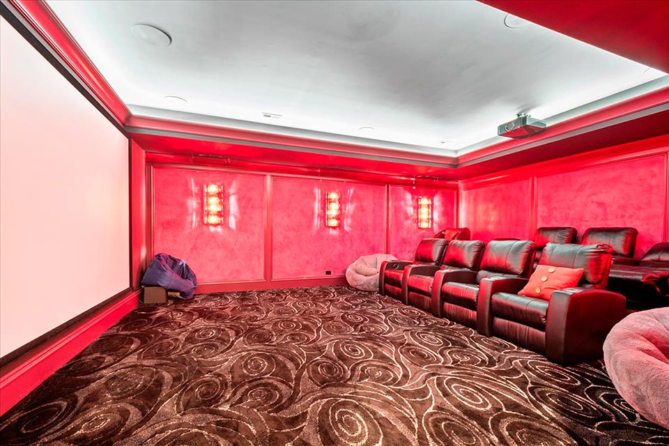 Northfield-Custom-Home-102 - Home Theater - Globex Developments Custom Homes