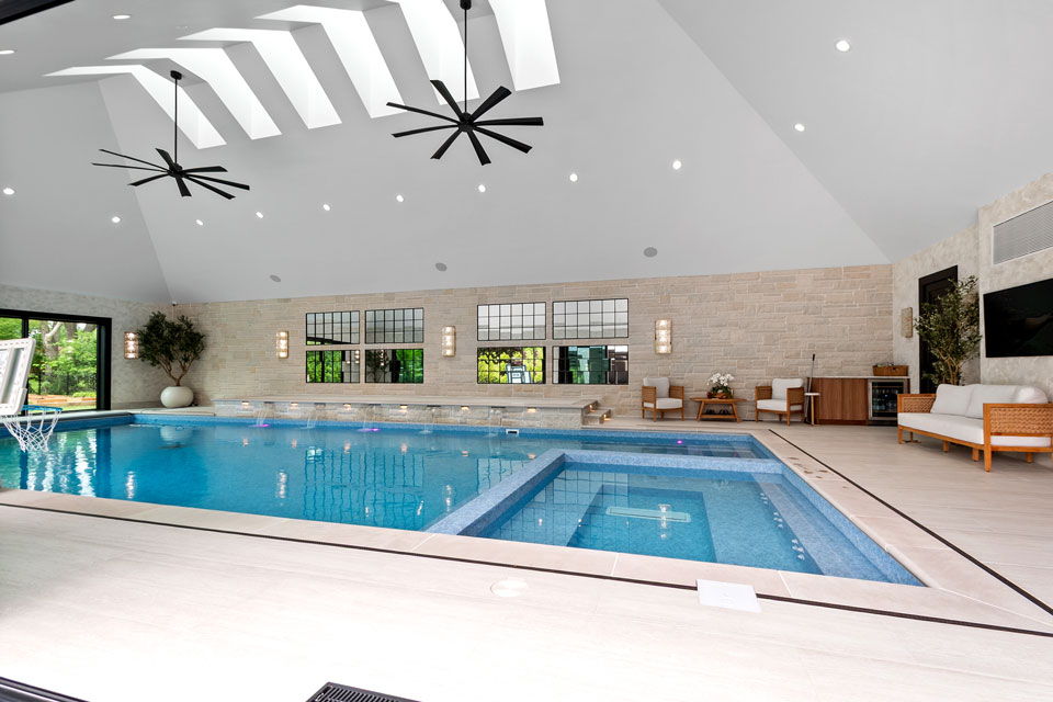 Northfield-Custom-Home-102 - Indoor Pool - Globex Developments Custom Homes