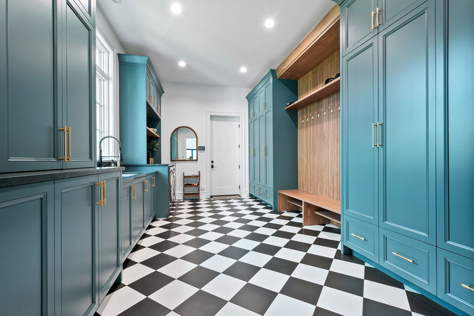 Northfield-Custom-Home-102 - Mudroom - Globex Developments Custom Homes