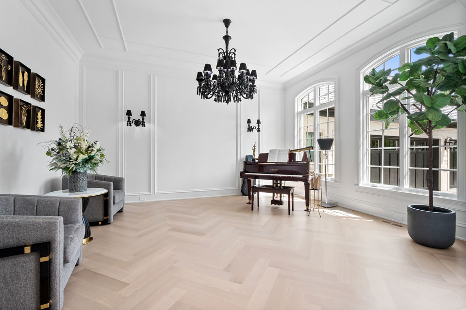 Northfield-Custom-Home-102 - Piano Room - Globex Developments Custom Homes