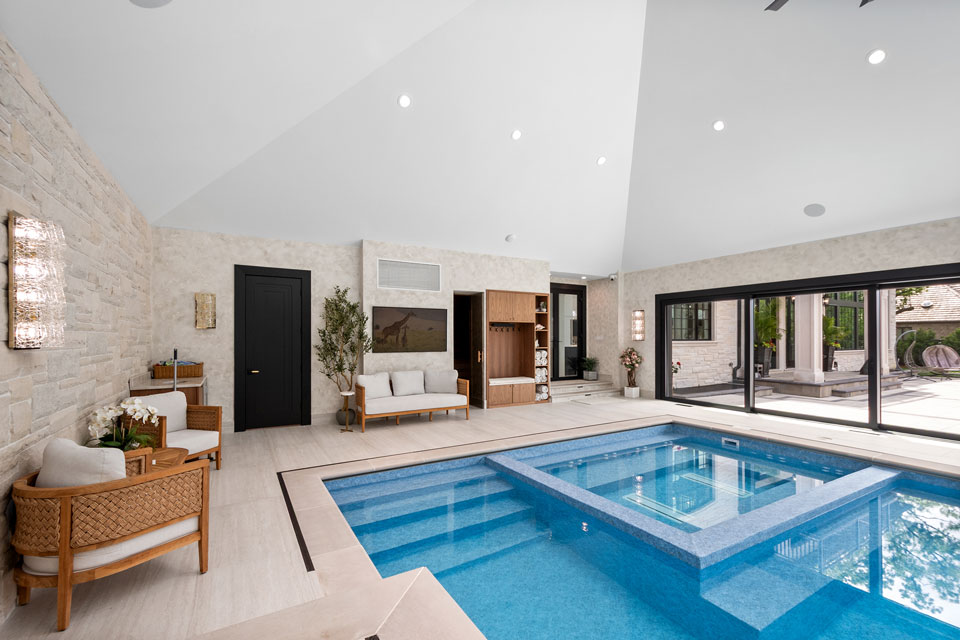 Northfield-Custom-Home-102 - Pool Furniture - Globex Developments Custom Homes