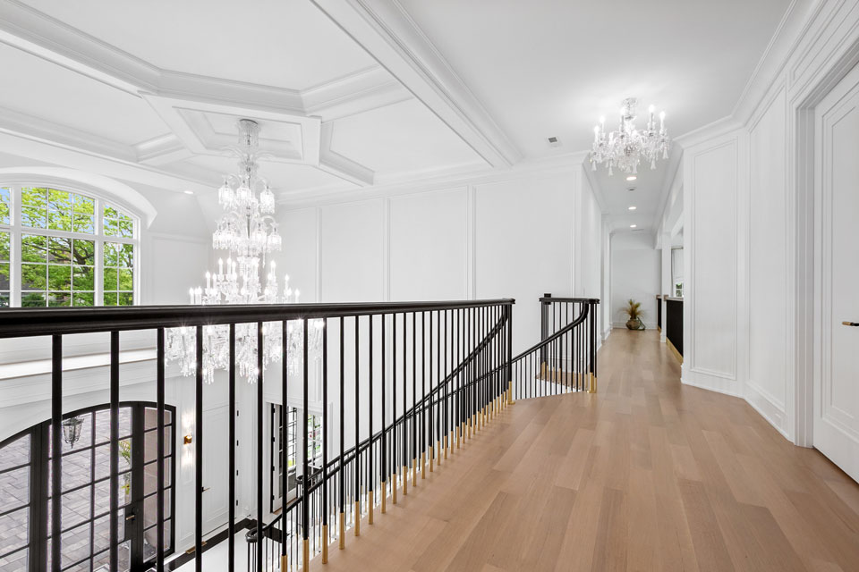 Northfield-Custom-Home-102 - Second Floor Walkway - Globex Developments Custom Homes