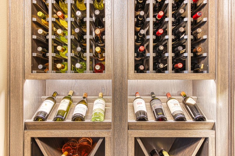 Front View of Racks Close Up