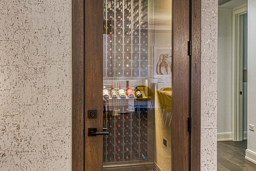 Closed Wine Cellar Door