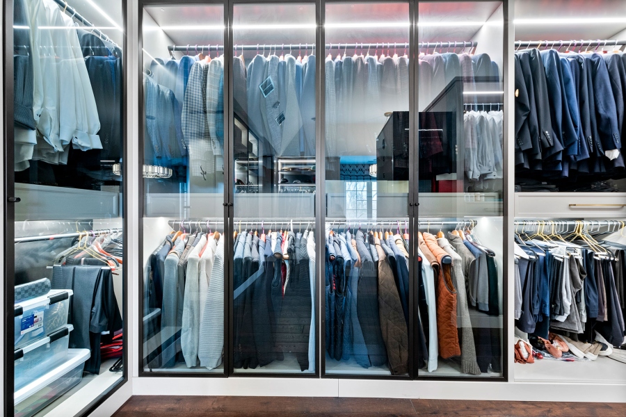 Closet Man Clothing Front View